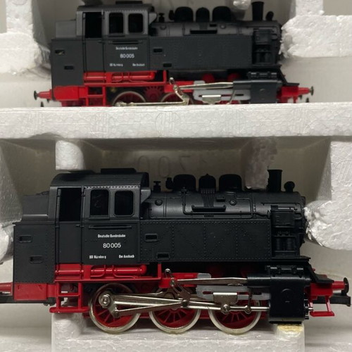 Lima HO Steam Locomotives BR 80 005 New Old Stock, pack of 2