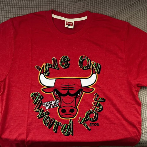 T-shirt Homage x Chicago Bulls x A Tribe Called Quest new, red, size M
