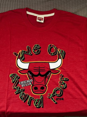 T-shirt Homage x Chicago Bulls x A Tribe Called Quest new, red, size M