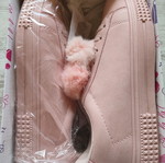 Women's pink shoes with pom-poms new Made In Italia