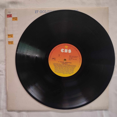 17 Golden Memories vinyl record used, rock