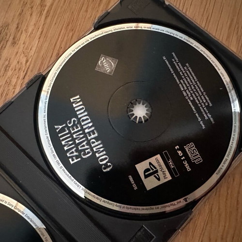Family Games Compendium PlayStation PS1 used, 3 discs, 20 games