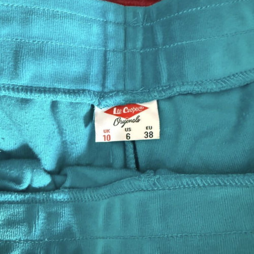 Lee Cooper velour set like new, turquoise, size M