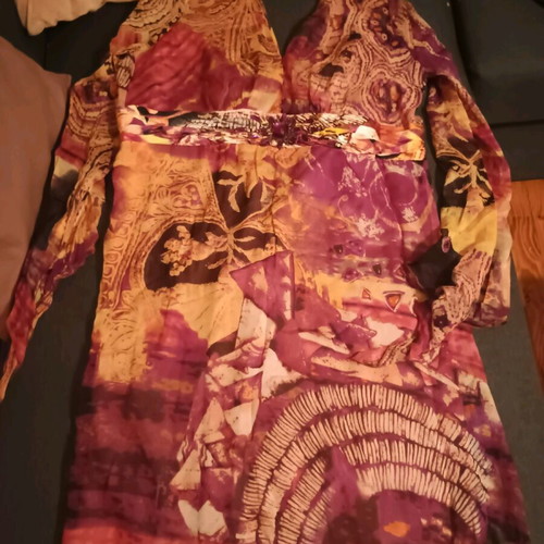 Maestri AltaModa No52 dress like new, colorful, asymmetrical summer