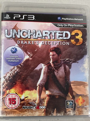Sony PlayStation 3 Uncharted 3 Drakes Deception μεταχειρισμένο, σε καλή κατάσταση