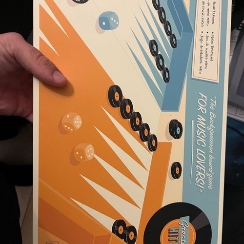 Retro backgammon like new