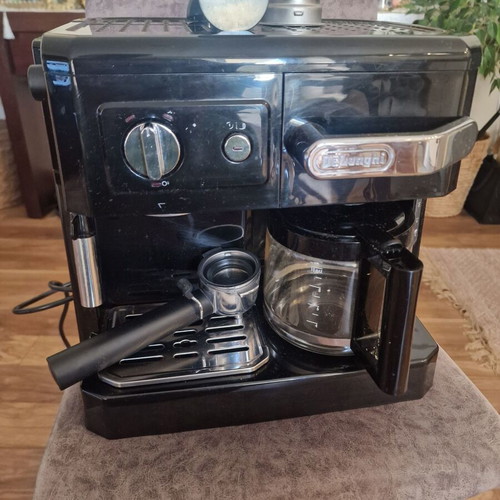Delonghi multifunction coffee maker with espresso and filter