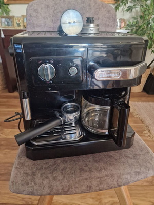Delonghi multifunction coffee maker with espresso and filter