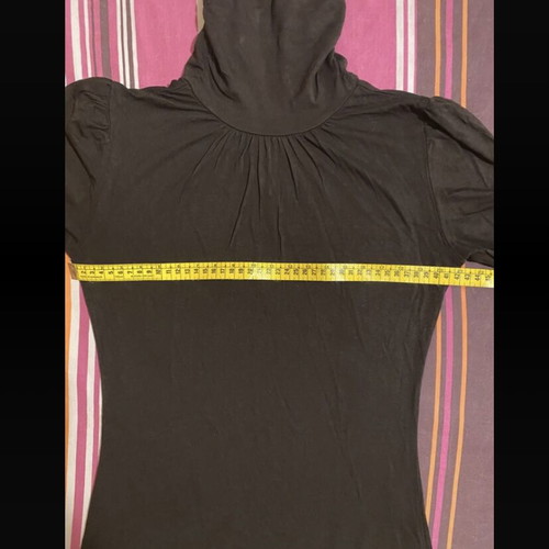 Paranoia brown long-sleeve blouse used
