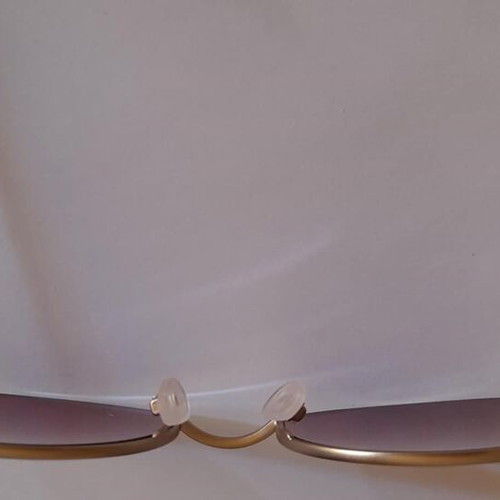 Wolfnoir Akela Gold Flamingo sunglasses with pink lenses like new