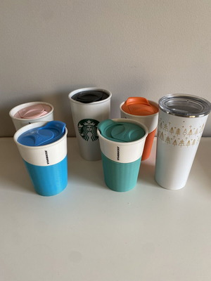 Starbucks κούπες ταξιδιού και θερμός, σετ 6