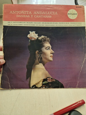 Antoñita Andalucia Danzas y Cantares LP used, flamenco