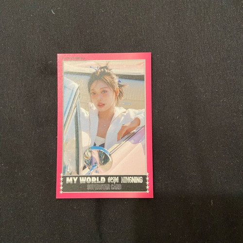 Ningning Aespa My World photocard brand new