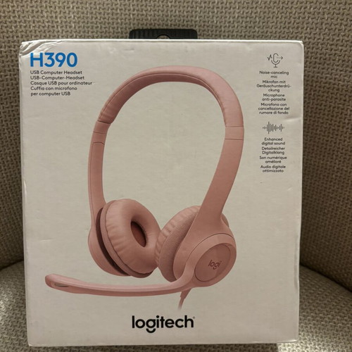 Logitech H390 headset new with USB wired connection