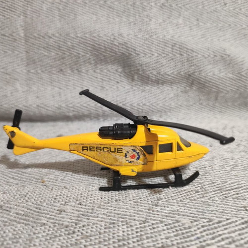 Lesney Rescue Helicopter 12 cm used, collectible 70s