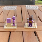 Minecraft LEGO minifigures in display box