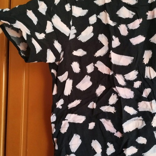 Selected short-sleeve blouse like new, blue and pink, sizes S and M