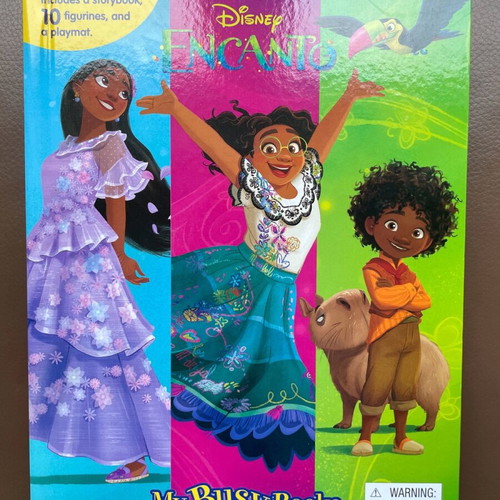 Disney Encanto book and 10 figures brand new