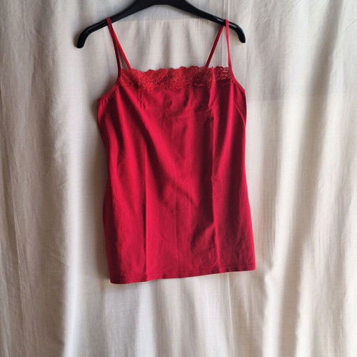 Marks & Spencer XLarge Red Cotton Cami Top like new