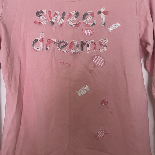 Saint Clair pink Sweet Dreams pajama top, size M