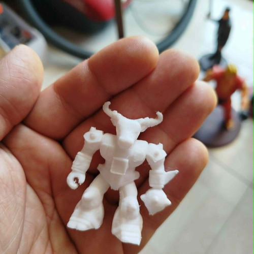Buffalo figure printed new