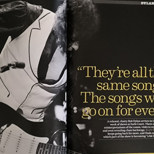 Uncut The Ultimate Music Guide Bob Dylan magazine like new