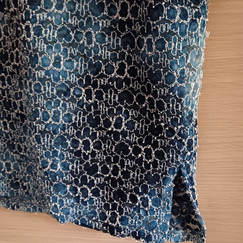 Women's short-sleeve blouse used, blue, sizes L and XL