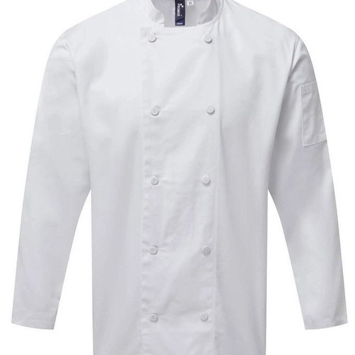 Chef Jacket PR903 White L new, long-sleeve, breathable Coolchecker