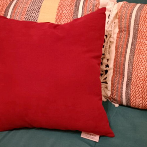 Burgundy pillows new, set of 2 pieces 38x38 cm