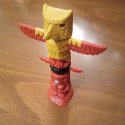 Timpo Indian totem miniature figure
