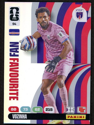 2026 Panini World Cup Adrenalyn XL #94 Vozinha Fan Favorite like new