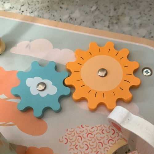 Wood’n Play wooden activity table for toddlers