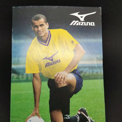 Rare Rivaldo x Mizuno postcard used, vintage
