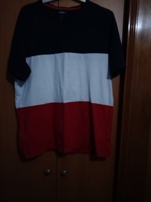 Liberty red and white blouse like new, size M