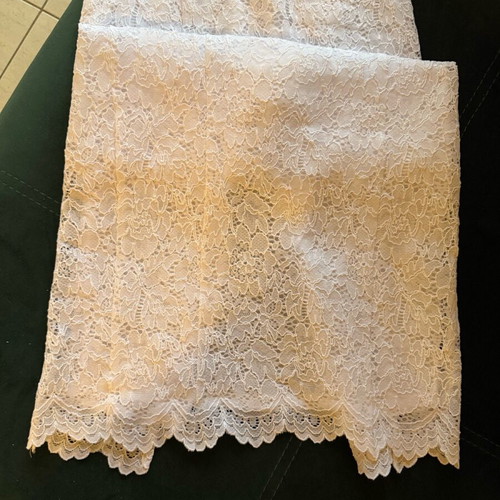 Trilogy dress white lace new, size small