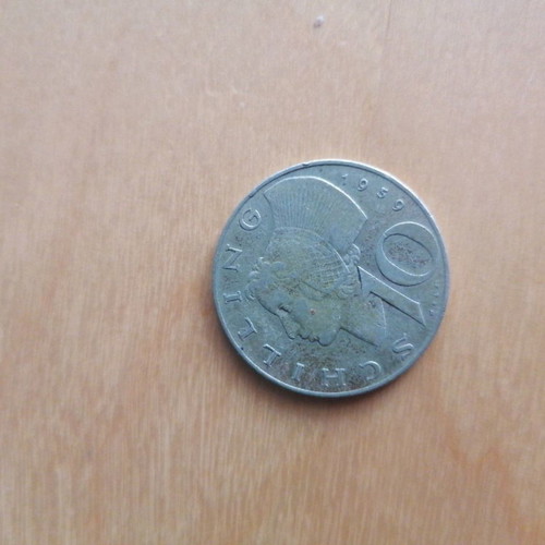 Austria 10 Schilling coin used 1959