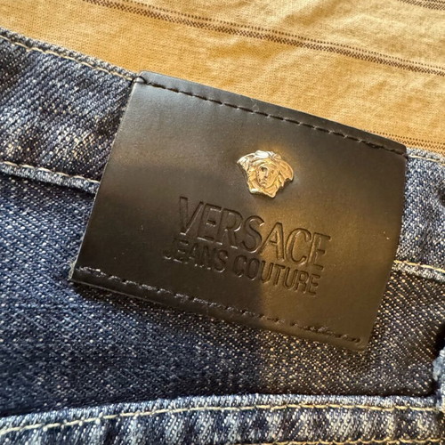 Versace denim shorts like new, size XS/S, blue