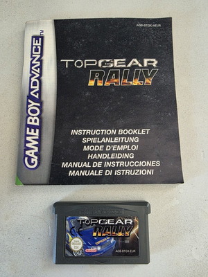 Nintendo Game Boy Advance παιχνίδι Top Gear Rally με εγχειρίδιο