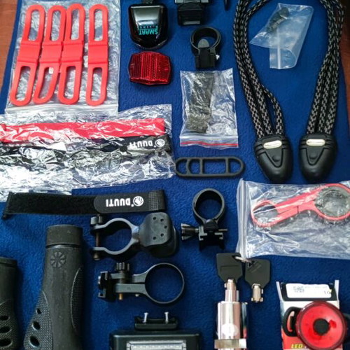 24 BICYCLE ITEMS