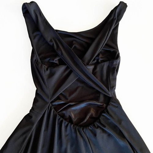 No Stress dress with open back, like new, black, size S