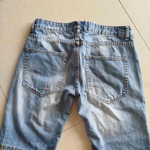 Denim bermuda shorts like new, size M, blue