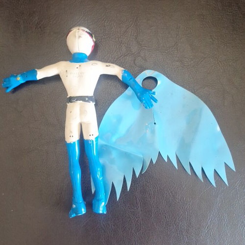 Vintage Mark figure with authentic cape, Brabo 1979, G-Force