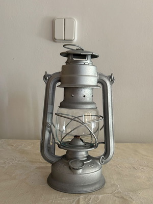 Vintage BAT No.158 storm lantern used, made in DDR 1950-1980