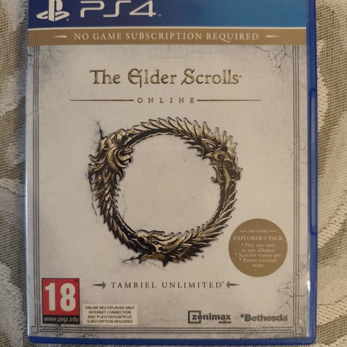 The Elder Scrolls Online Tamriel Unlimited PS4 game like new