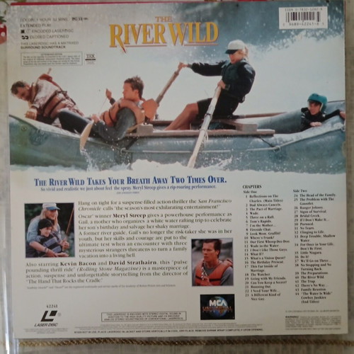 The River Wild LaserDisc like new, action