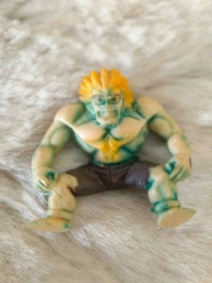 Blanka figure from Street Fighter used, small size