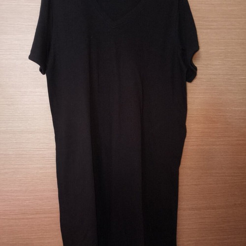 Dreams.co black T-shirt dress, size 14/16