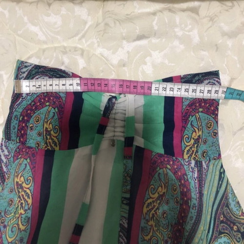 Miss Grant children's summer dress, colorful paisley and stripes, ages 10-12