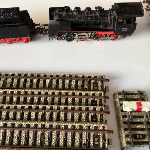 Marklin train with tracks and coal wagon, code 3003, circa 1960 collectible