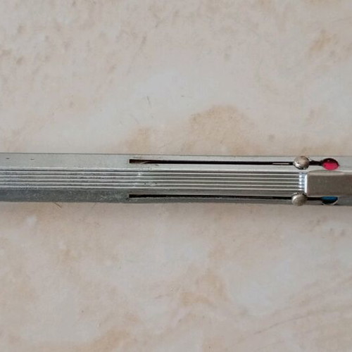 Vintage metal four-color pen used
